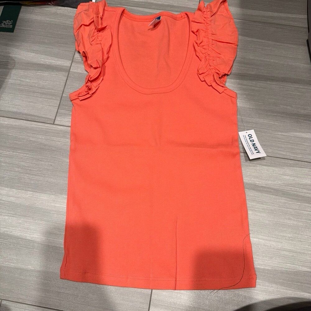 Brand new ruffle sleeve Old Navy top